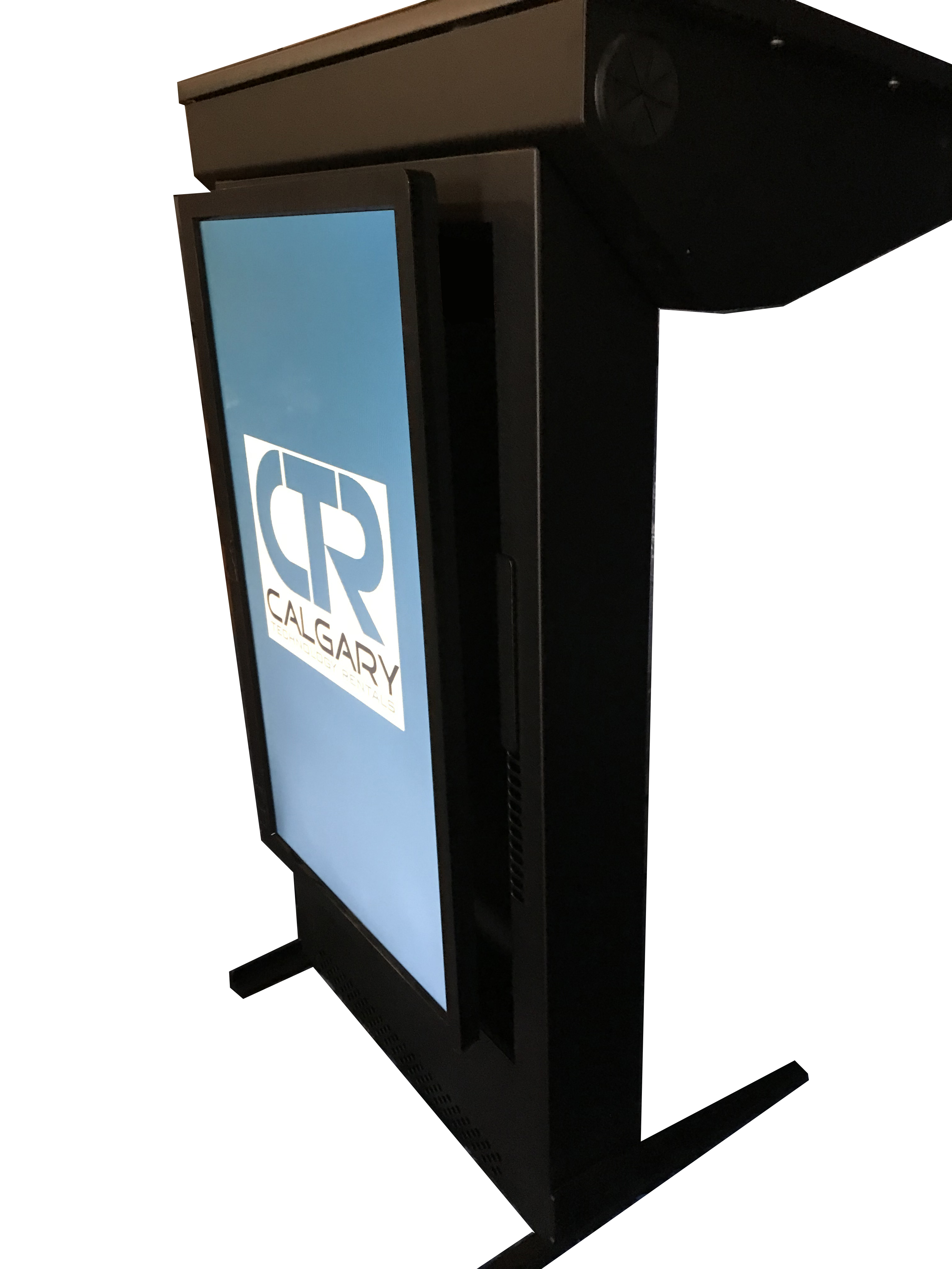 Lectern Digital Presentation (Portrait or Landscape) Calgary Tech Rent