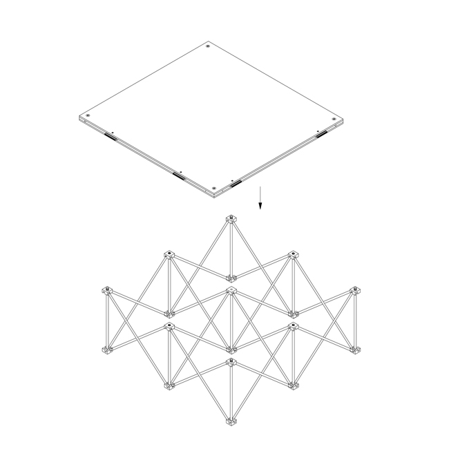 Intellistage 96 sq ft Portable Stage System (up to 8'x12') - Calgary ...